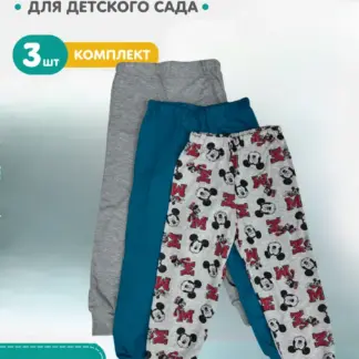 Штаны для мальчика в садик 3 шт