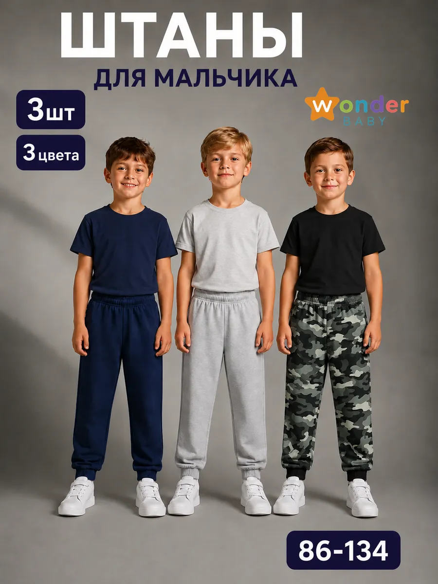 Штаны для мальчика 3 шт