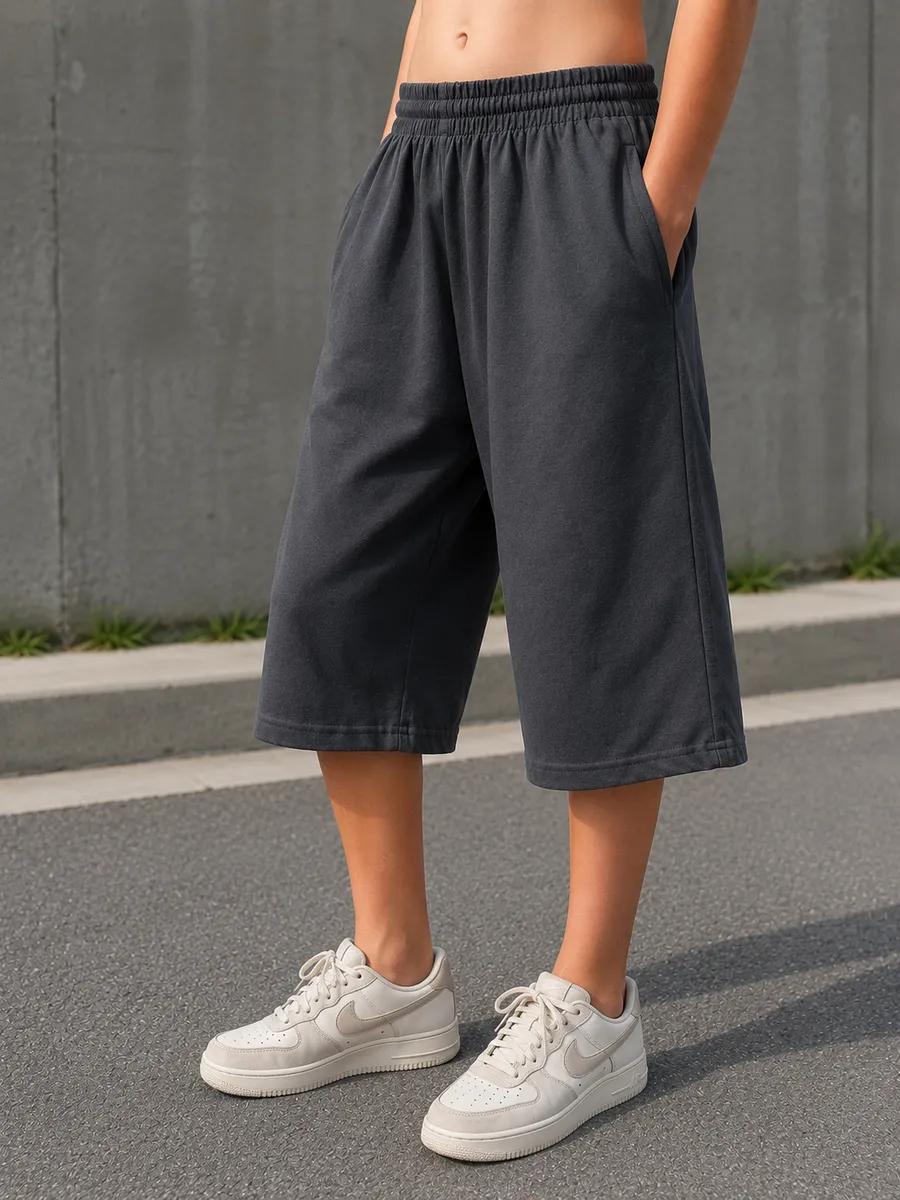 Шорты подростковые багги oversize