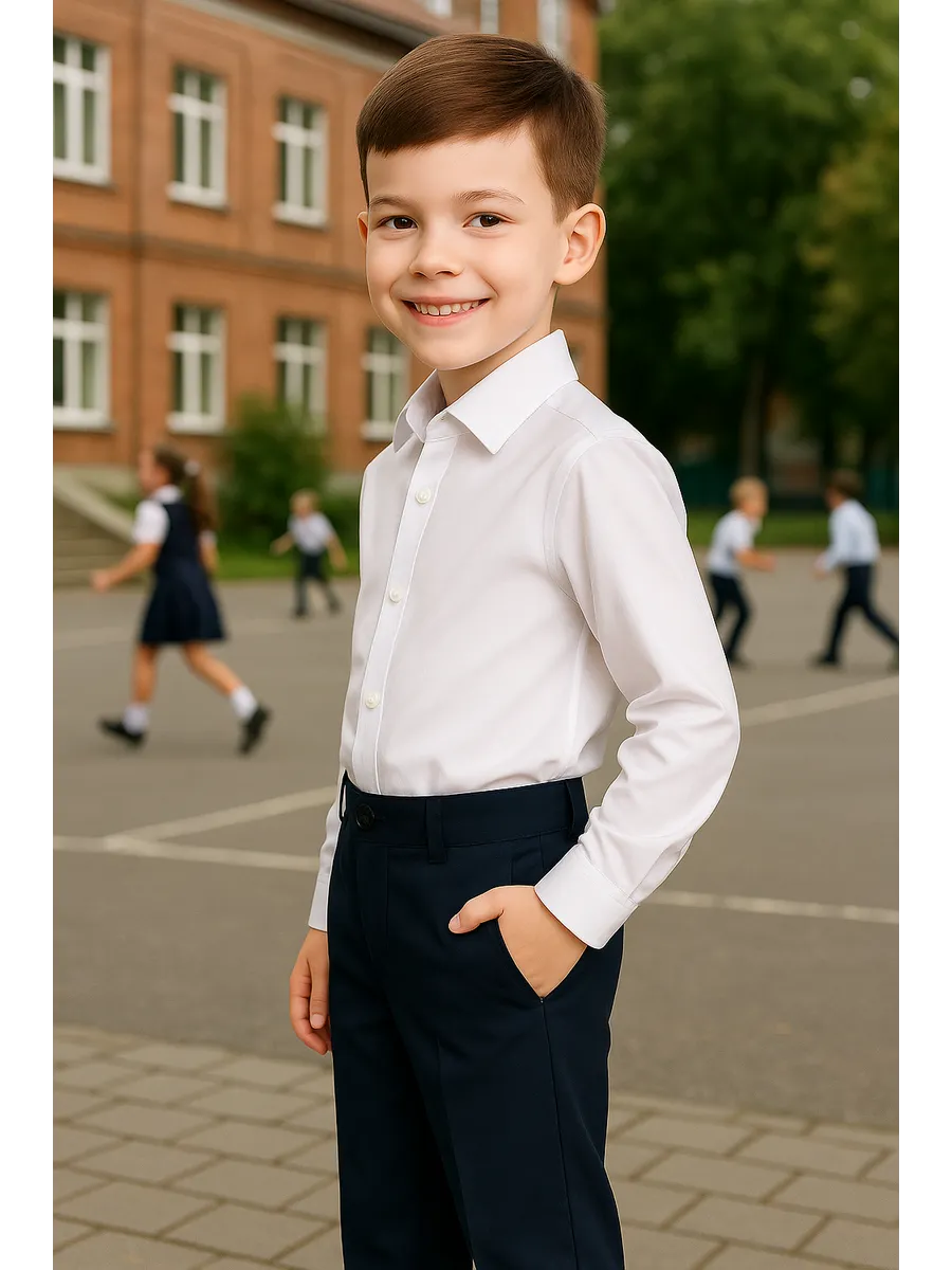 Брюки школьные классические